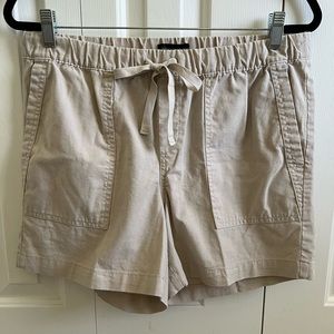 Banana Republic linen cotton pull-on drawstring shorts size small